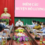 Huyện ủy Đô Lương tham dự hội nghị trực tuyến tập huấn nghiệp vụ công tác xây dựng đảng năm 2021