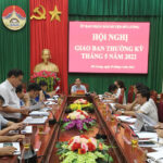 UBND huyện tổ chức hội nghị giao ban thường kỳ tháng 5