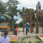 Xã Trung Sơn tổ chức lễ dựng đền Khai Long