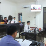 Tòa án nhân dân huyện Đô Lương tổ chức phiên tòa xét xử trực tuyến