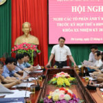 Thường trực HĐND huyện tổ chức hội nghị tổng hợp ý kiến phản ánh của cử tri trước kỳ họp thứ 6