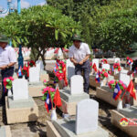 Huyện Đô Lương dâng hương tại Nghĩa trang Liệt sỹ quốc tế Việt – Lào nhân Ngày Thương binh – Liệt sỹ