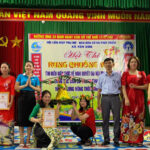 Hội liên hiệp phụ nữ, ban dân số phát triển xã Yên Sơn tổ chức hội thi rung chuông vàng