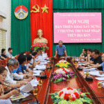 UBND huyện Đô Lương tổ chức hội nghị bàn triển khai xây dựng 3 trường THCS sáp nhập trên địa bàn.