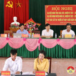 Đại biểu HĐND tỉnh khóa XVIII tiếp xúc cử tri tại xã Mỹ Sơn