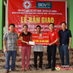 Hội chữ thập đỏ huyện Đô Lương trao nhà “Chữ thập đỏ” cho gia đình Thái Ngô Lợi xóm 3 xã Văn Sơn