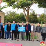 Huyện đoàn,Hội đồng đội huyện Đô Lương bàn giao công trình khu vui chơi xóm 3 xã Quang Sơn