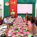 UBND huyện Đô Lương tổ chức hội nghị đối thoại với các hộ đang kinh doanh tại chợ Trung tâm thương mại Đô Lương (chợ cũ) trước khi đóng cửa hoàn thiện hồ sơ, thủ tục đầu tư xây dựng công viên theo quy định