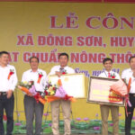 Xã Đông Sơn tổ chức lễ đón nhận Bằng công nhận xã đạt chuẩn NTM nâng cao