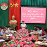 UBND huyện Đô Lương hội nghị giao ban khối Nông Lâm nghiệp, Tài nguyên, Môi trường tháng 6/2023