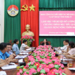 Đoàn công tác Liên hiệp các hội Khoa học và Kỹ thuật tỉnh Nghệ An làm việc với huyện Đô Lương về chương trình mục tiêu Quốc gia Nông thôn mới