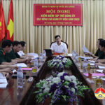 Đảng ủy quân sự Huyện Đô Lương tổ chức hội nghị kiểm điểm tự phê bình và phê bình năm 2023