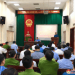 UBND huyện hội nghị sơ kết 9 tháng và phương hướng nhiệm vụ 3 tháng cuối năm về công tác đảm bảo trật tự an toàn giao thông