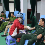 550 người tham gia hiến máu tình nguyện