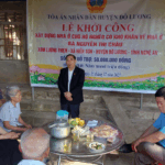 Tòa án nhân dân huyện Đô Lương khởi công xây dựng nhà ở cho hộ nghèo tại xã Hiến Sơn