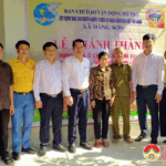 Uỷ ban Mặt trận Tổ quốc huyện Đô Lương trao “Nhà đại đoàn kết” cho hộ nghèo khó khăn về nhà ở tại xã Đặng Sơn