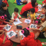 Trường mầm non xã Lam Sơn tổ chức hoạt động giao lưu trải nghiệm – Vui Tết cùng bé.