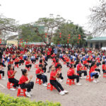 Cụm chuyên môn số 6 tổ chức buổi sinh hoạt ngoài giờ lên lớp tại trường Tiểu học Thái Sơn.