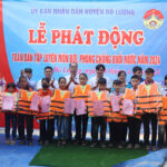 Đô Lương phát động toàn dân tập luyện môn bơi, phòng chống đuối nước năm 2024