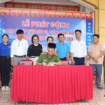 Xã Trung Sơn phát động toàn dân tập luyện môn bơi phòng, chống đuối nước và tháng hành động vì trẻ em năm 2024