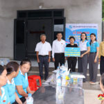 Hội LHPN huyện Đô Lương bàn giao nhà mái ấm tình thương tại xã Nhân Sơn.