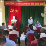 Đồng chí Chủ tịch UBND huyện Hoàng Văn Hiệp dự sinh hoạt Chi bộ xóm 5, Đảng bộ xã Đại Sơn