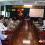 Huyện ủy Đô Lương giao ban khối Nội chính tháng 9 năm 2024.