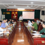 Huyện ủy Đô Lương hội nghị giao ban khối Nội chính tháng 11 năm 2024