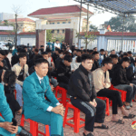 Hội đồng Nghĩa vụ Quân sự huyện Đô Lương khám tuyển nghĩa vụ quân sự năm 2025.