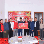 Hội chữ thập đỏ Việt Nam huyện Đô Lương bàn giao nhà tình nghĩa cho anh Hoàng văn Thịnh xóm 2, xã Giang Tây.