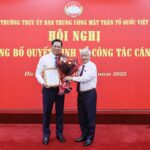 Đồng chí Bùi Duy Đông- Bí thư Huyện ủy Đô Lương được bổ nhiệm Vụ Trưởng, Thư ký Chủ tịch UBTƯ MTTQ Việt Nam