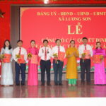 Xã Lương Sơn tổ chức Lễ công bố các Quyết định về công tác tổ chức và cán bộ
