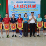 Sôi nổi giải bóng đá nữ chào mừng Đại hội Đảng bộ xã Lương Sơn lần thứ I