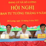 Đảng ủy xã Đô Lương Hội nghị giao ban tư tưởng tháng 9 năm 2025