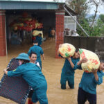 Xã Đô Lương lãnh đạo trực tiếp kiểm tra, chỉ đạo khắc phục hậu quả bão lũ