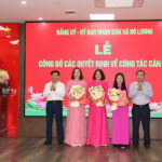 Xã Đô Lương Lễ Công bố các Quyết định bổ nhiệm cán bộ