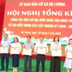 Xã Đô Lương hội nghị tổng kết công tác bầu cử đại biểu Quốc hội khóa XVI và đại biểu HĐND các cấp nhiệm kỳ 2026-2031.