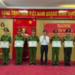 Công an xã Đô Lương tổng kết đợt cao điểm tấn công trấn áp tội phạm và sơ kết công tác quý 1/2026