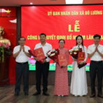 Xã Đô Lương Lễ công bố quyết định bổ nhiệm lãnh đạo quản lý